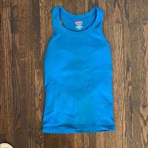 Spanx racerback tank top with built in sports bra